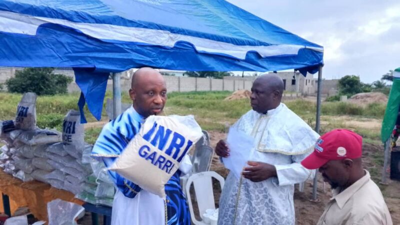 Primate Ayodele Takes Palliative Market To Badagry, Sells Bag Of Rice For N15,000