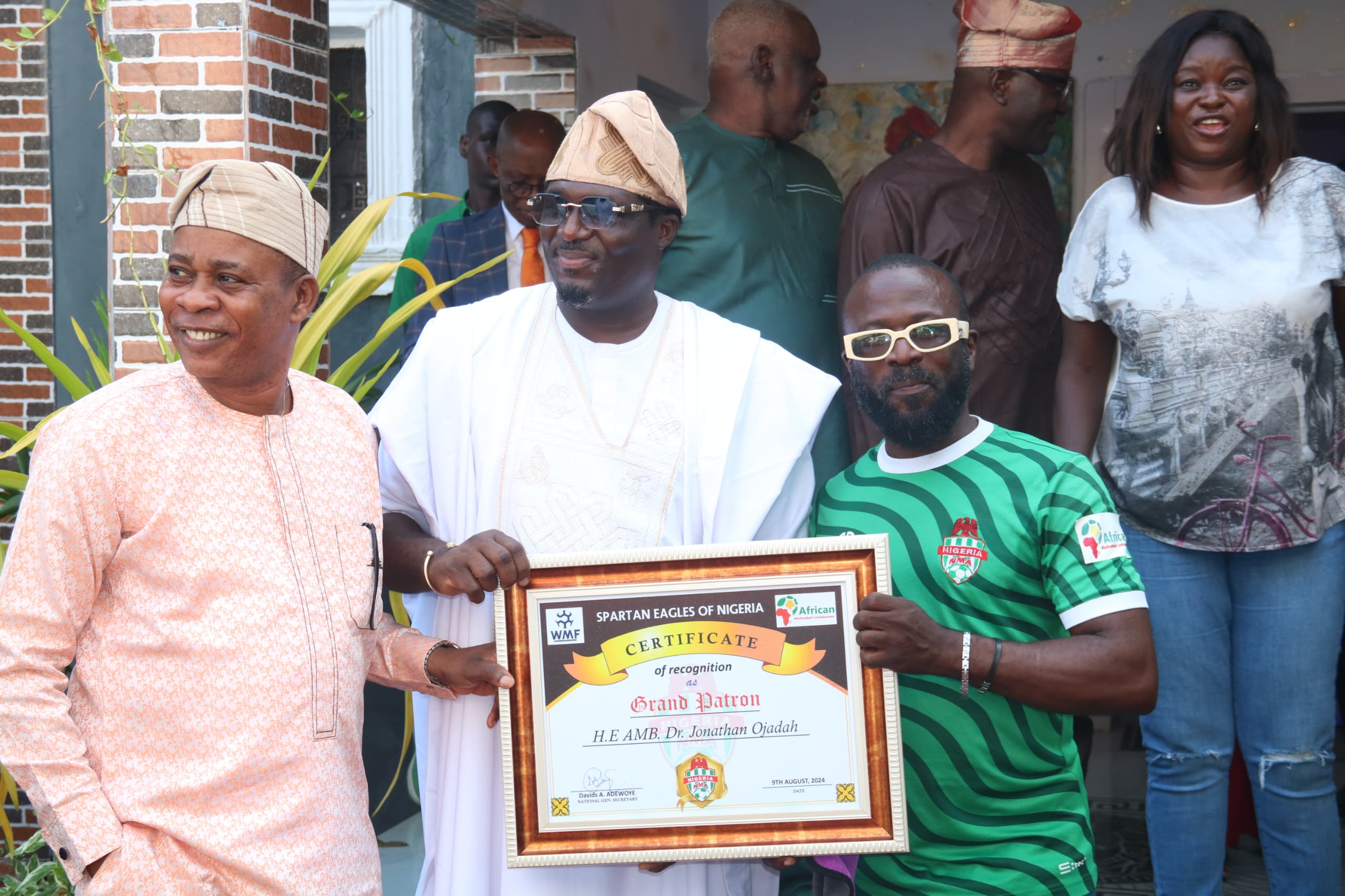 Amb Jonathan Ojadah Bags Grand Patron For Nigeria MiniFootball Association {Spartan Eagles}