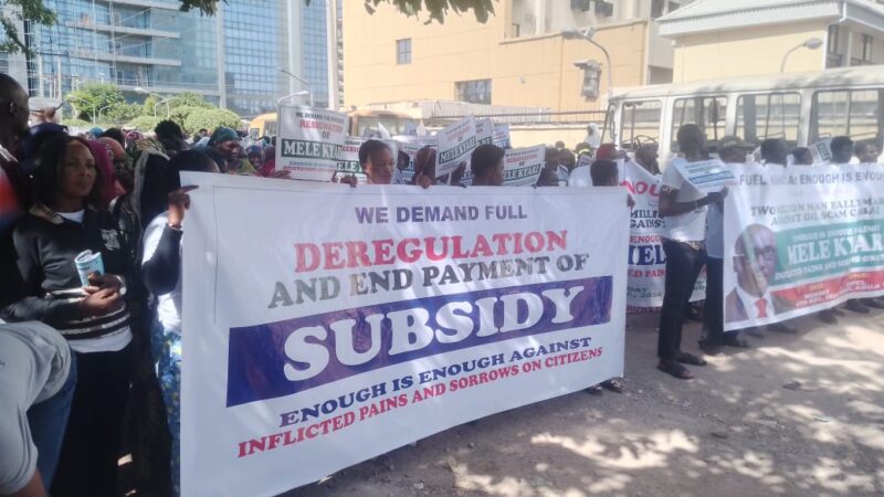 Fuel Crisis: Massive Protest Hits NNPC Towers