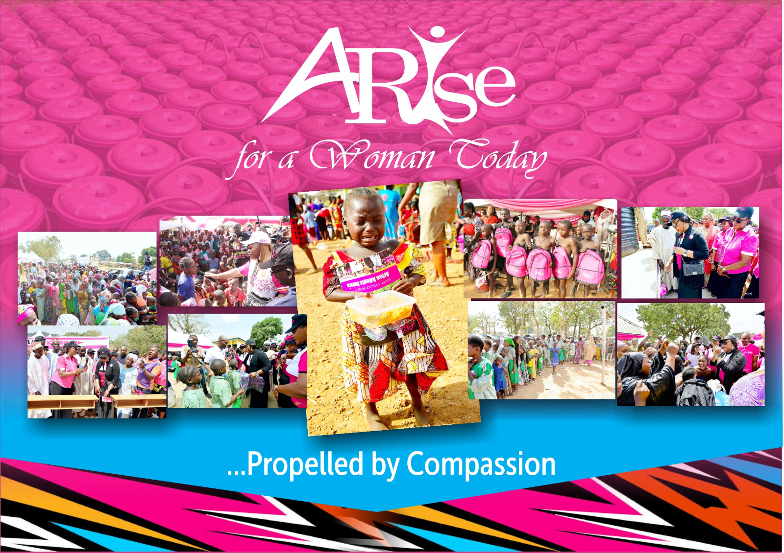 Siju Iluyomade’s Arise Women Partners AMSUL To Care For Hundreds Of People In Lagos Medical Outreac…Free Arise Food Basket Also Distributed