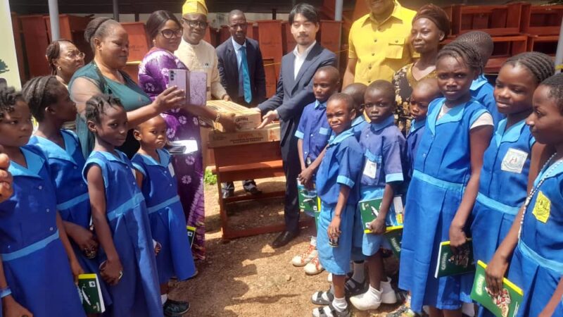 Japanese Firm Donates Educational Materials to Schools in Oyo