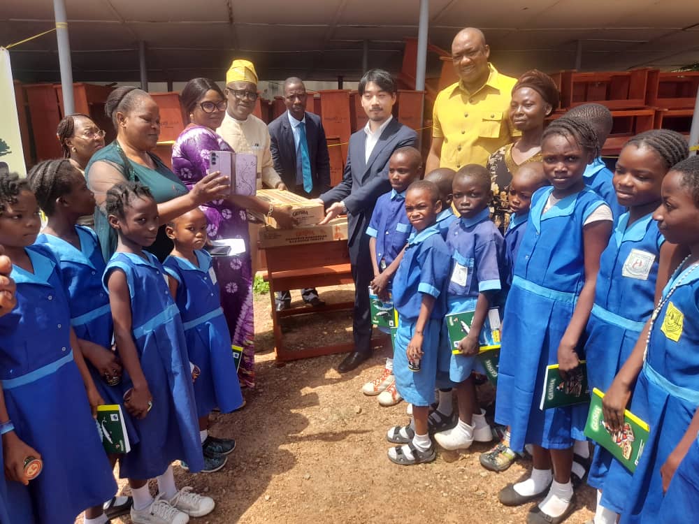 Japanese Firm Donates Educational Materials to Schools in Oyo