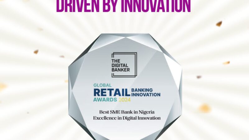 Wema Bank Honored at Global Retail Banking Innovation Awards 2024… Receives Best SME Bank in Nigeria and Excellence in Digital Innovation Awards